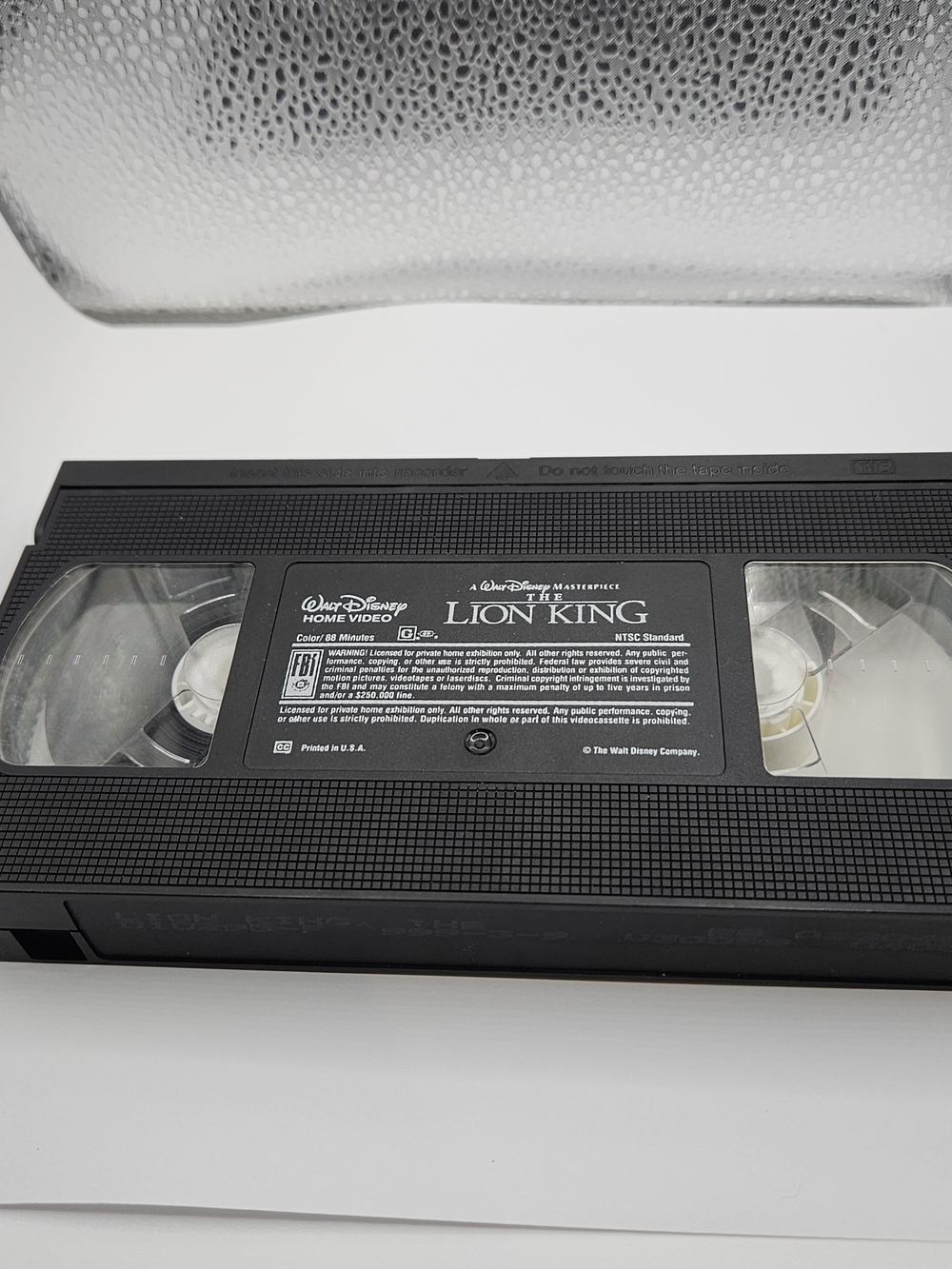 Walt Disney The Lion King Black VHS Tape